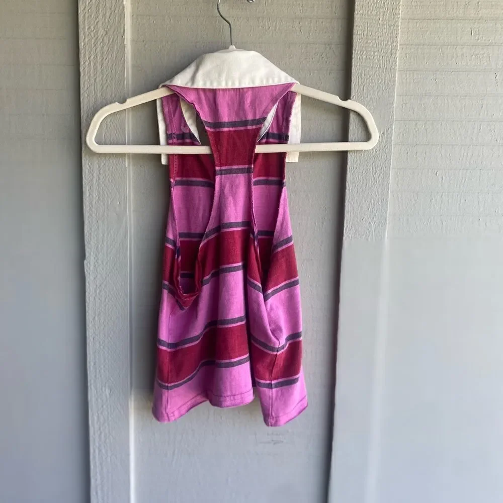 NWT We The Free Walking On Sunshine Racer Back Tee in Plumb Combo - Picture 6 of 12